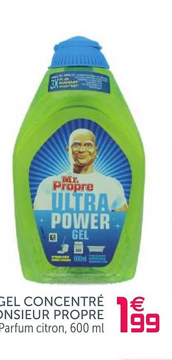 gel concentré monsieur propre