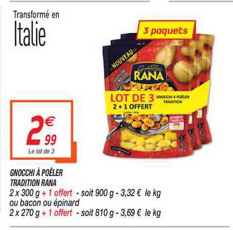 Gnocchi à Poêler Tradition Rana