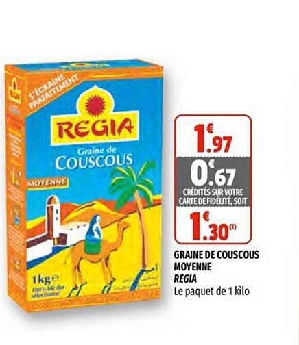 graine de couscous moyenne regia