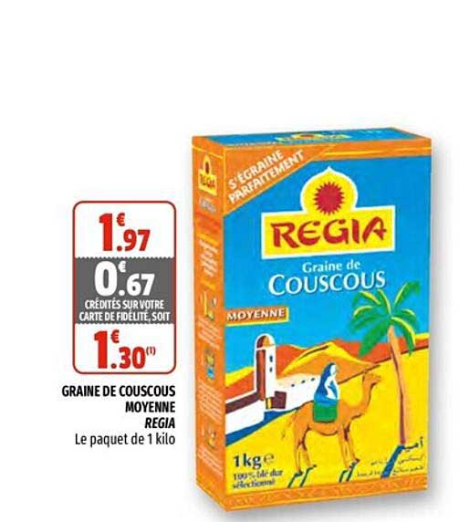 graine de couscous moyenne regia