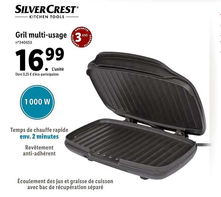 gril multi-usage silver crest