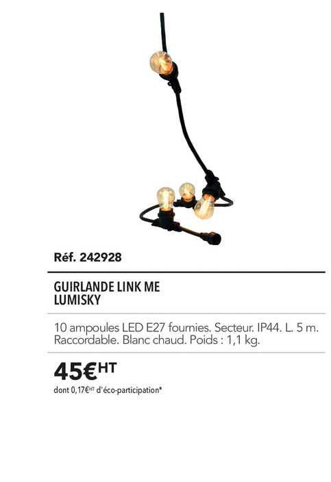 guirlande link me lumisky