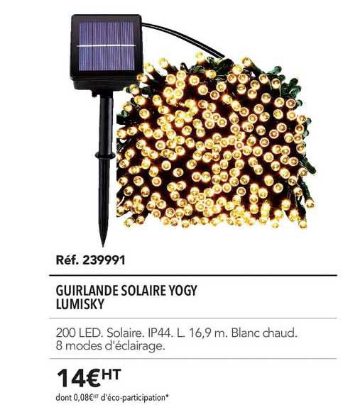 guirlande solaire yogy lumisky