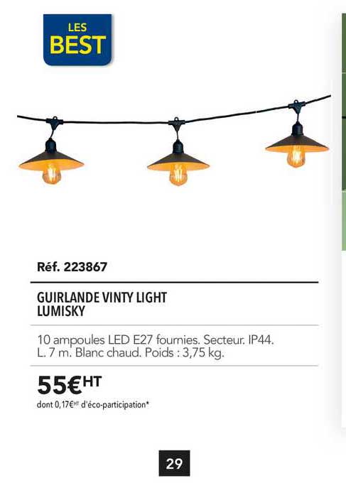 guirlande vinty light lumisky
