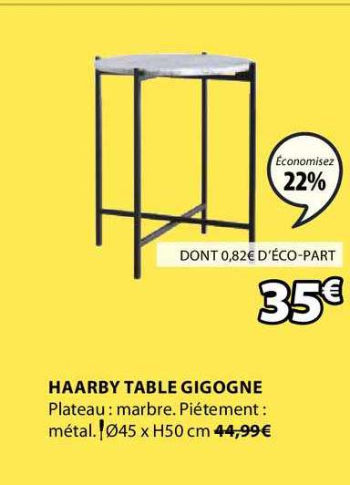 haarby table gigogne