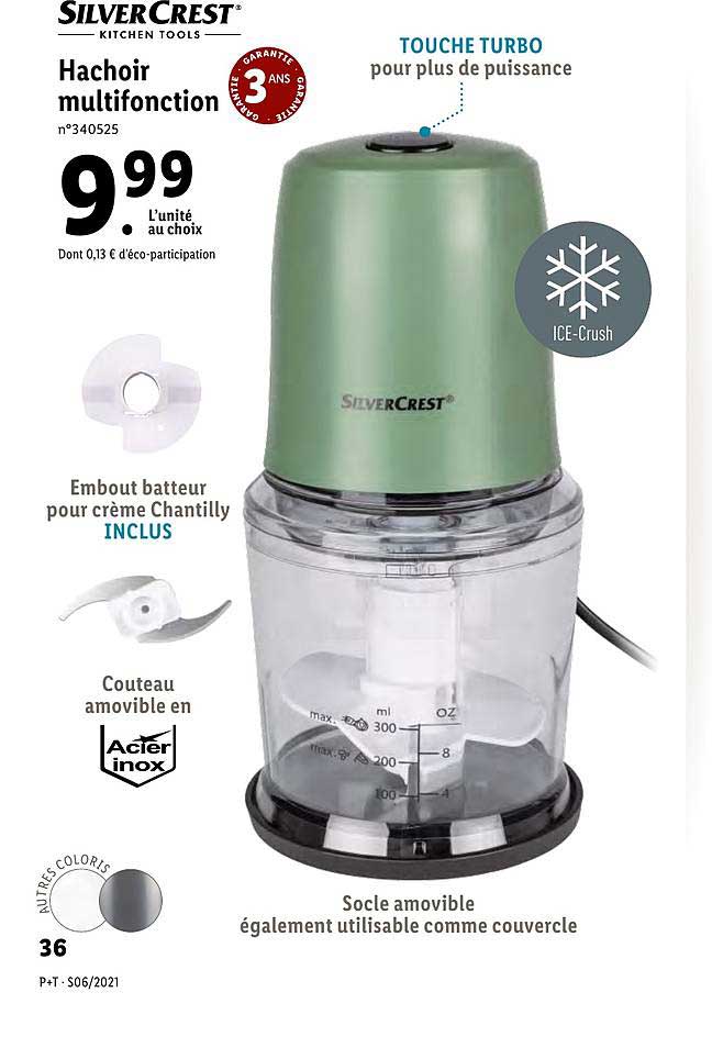 hachoir multifonction silver crest