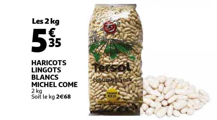 haricots lingots blancs michel come