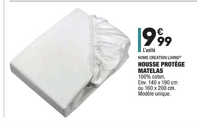 Housse Protège Matelas Home Creation Living