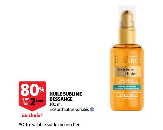 huile sublime dessange
