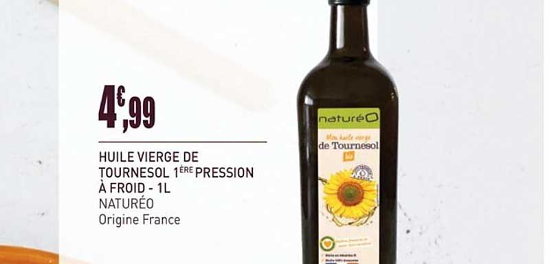 Huile Vierge De Tournesol 1ère Pression à Froid