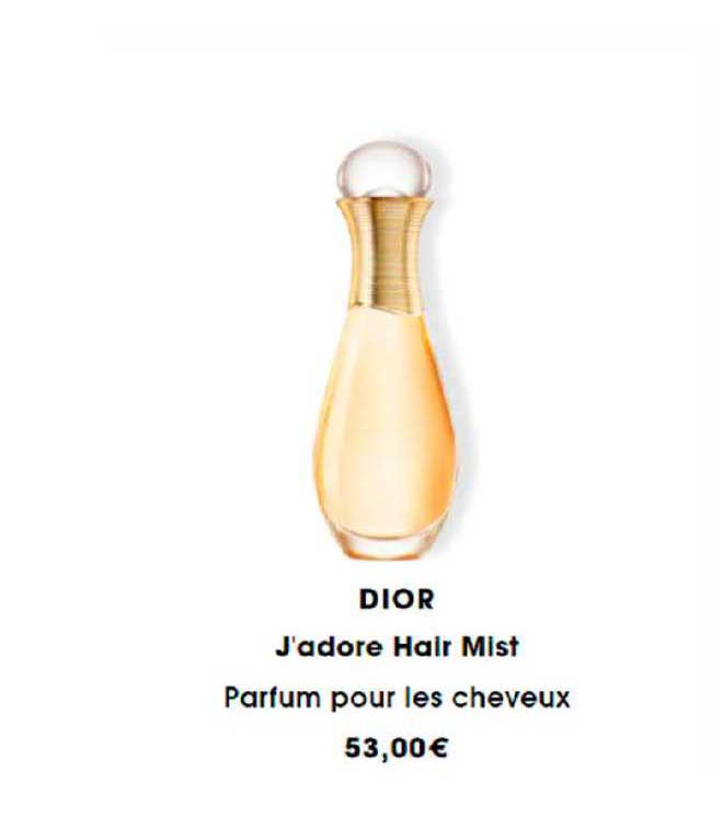 j'adore hair mist dior