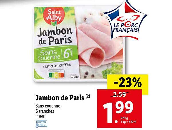 jambon de paris saint alby