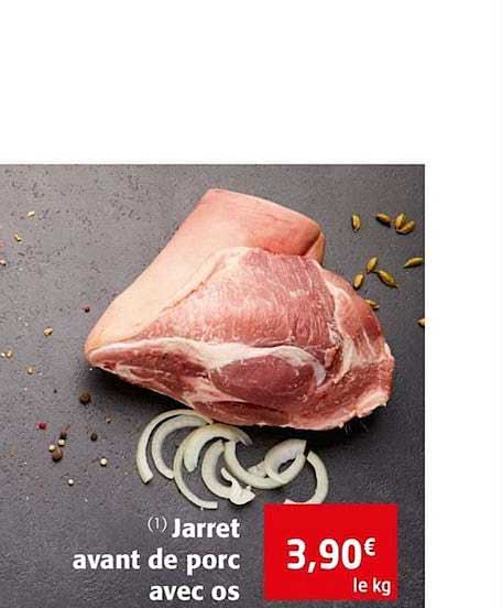 jarret avant de porc avec os