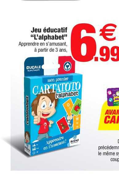 jeu éducatif "l'alphabet"