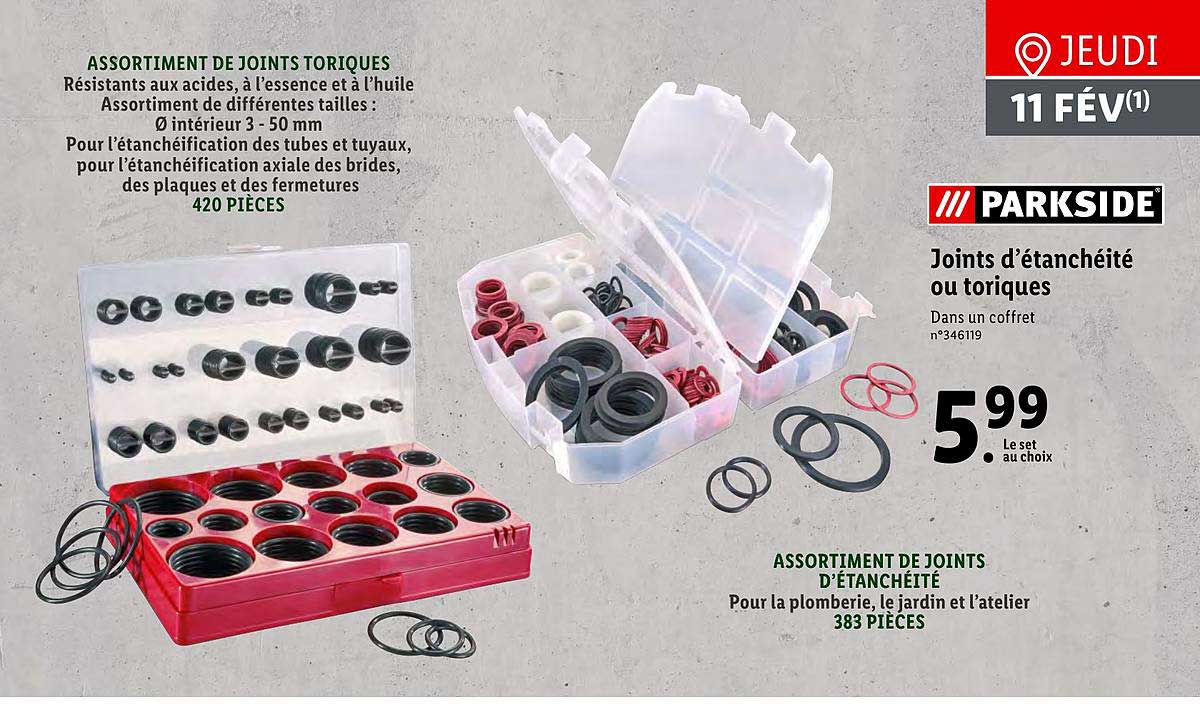 Joints D'étanchéité Ou Toriques Parkside