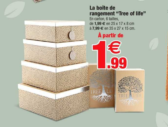 la boîte de rangement "tree of life"