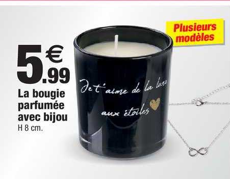 la bougie parfumée avec bijou