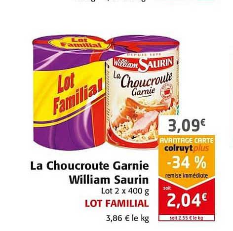 la choucroute garnie william saurin