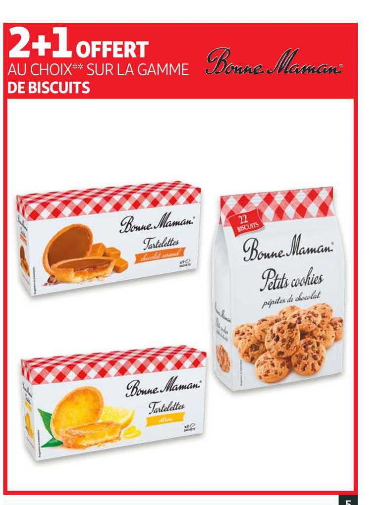 la gamme biscuits bonne maman