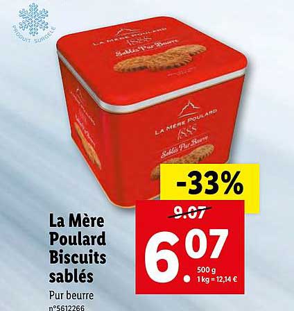 la mère poulard biscuits sablés