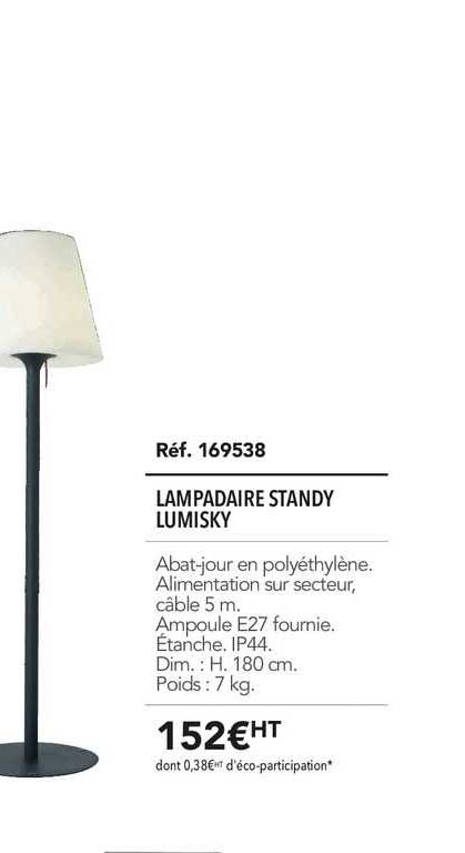 lampadaire standy lumisky