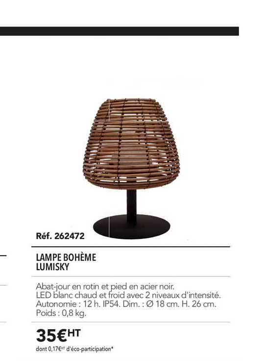 lampe bohème lumisky