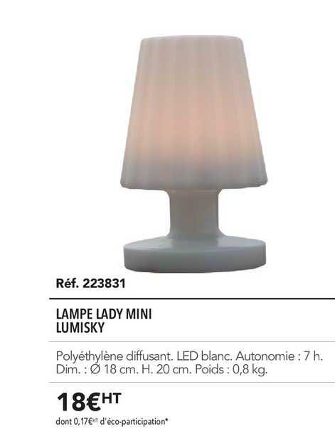 lampe lady mini lumisky