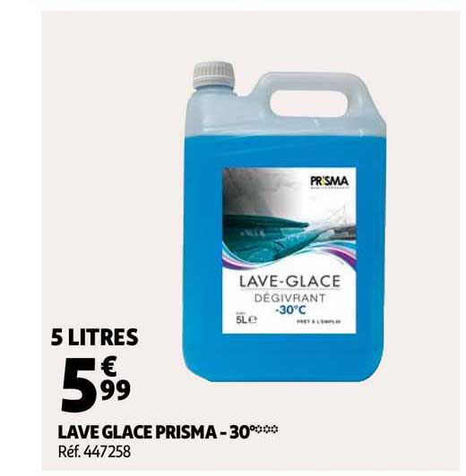 lave glace prisma -30°
