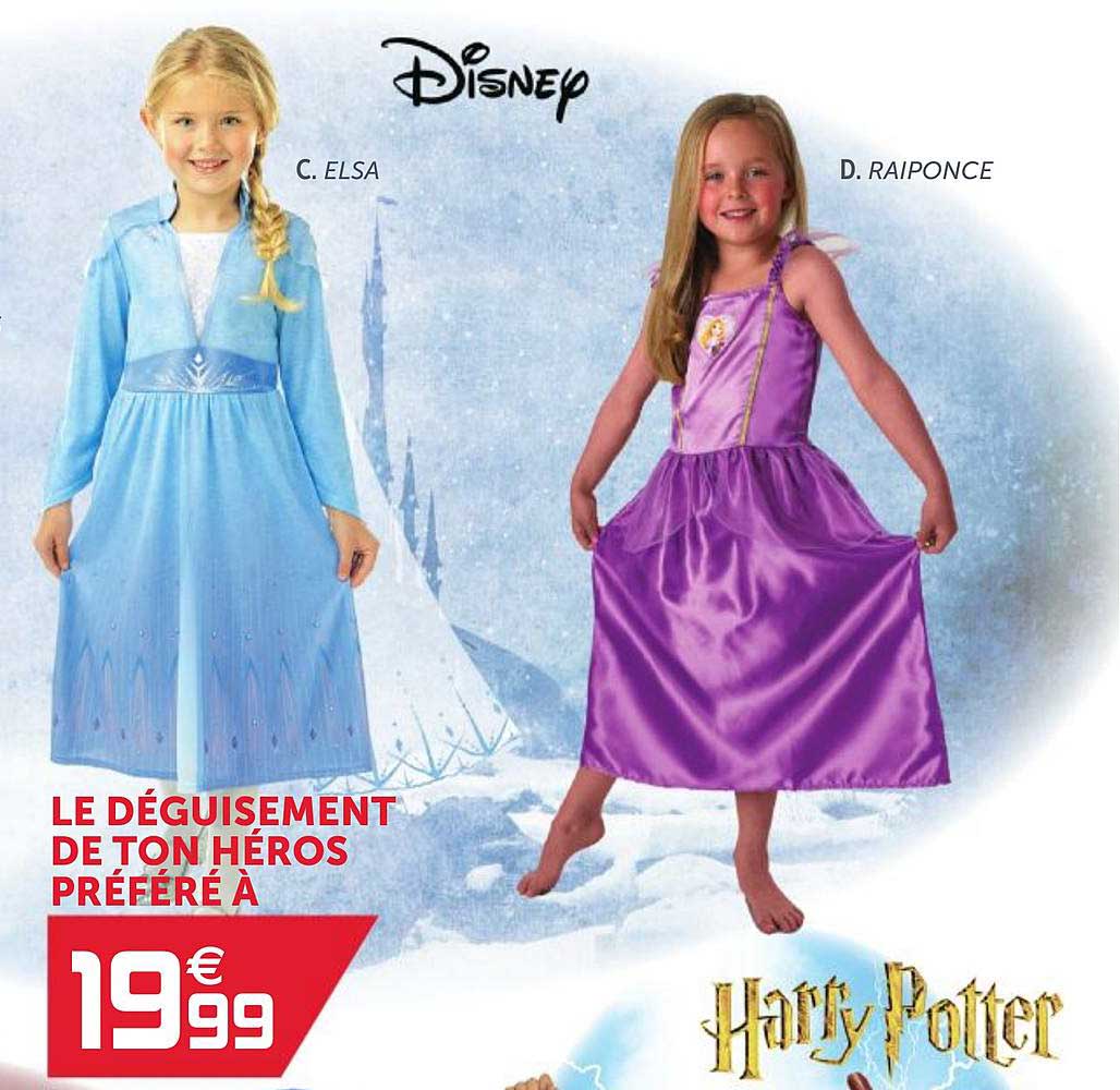 le déguisement de ton héros préféré elsa, raiponce