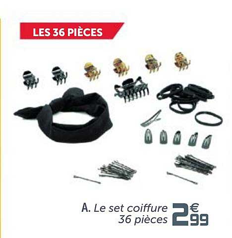 le set coiffure 36 pièces