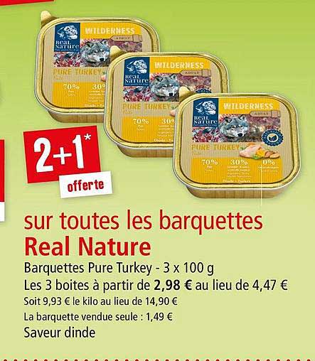 les barquettes real nature