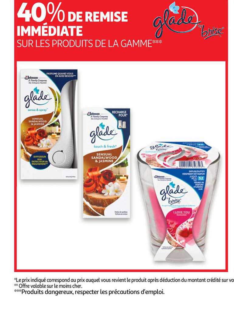 Les Produits De La Gamme Glade