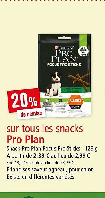 Les Snacks Pro Plan