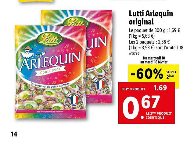 Lutti Arlequin Original