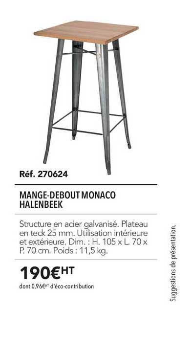 mange debout monaco halenbeek