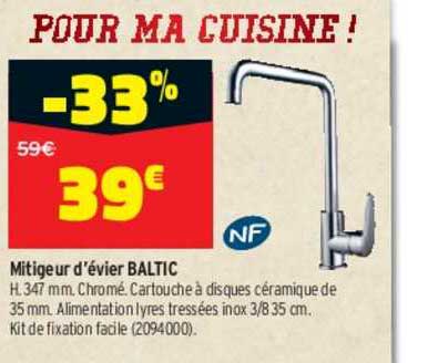 mitigeur d'évier baltic