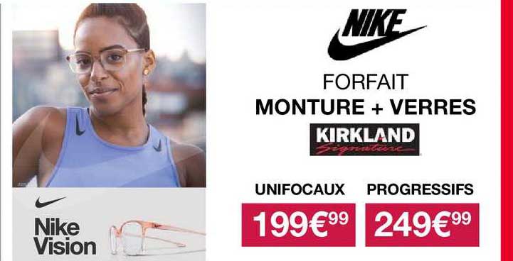 monture + verres kirkland nike vision