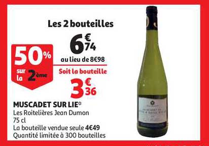 Muscadet Sur Lie Les Roitelières Jean Dumon