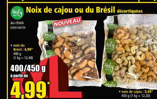 noix de cajou ou du brésil holy fruits