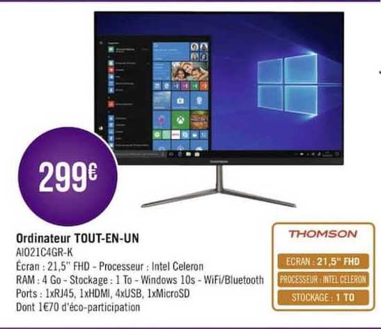 Ordinateur Tout-en-un Thomson