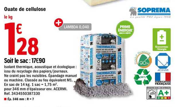 ouate de cellulose soprema