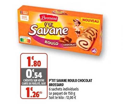 p'tit savane roulo chocolat brossard