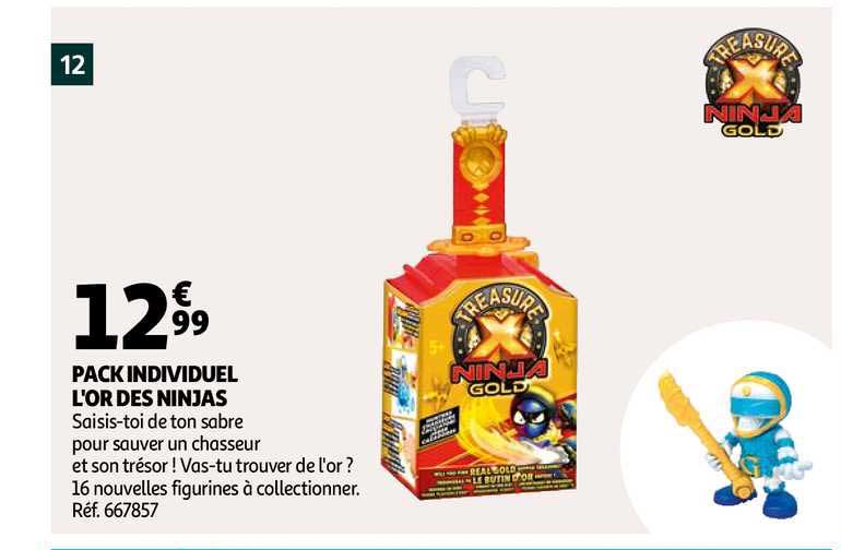 pack individuel l'or des ninjas