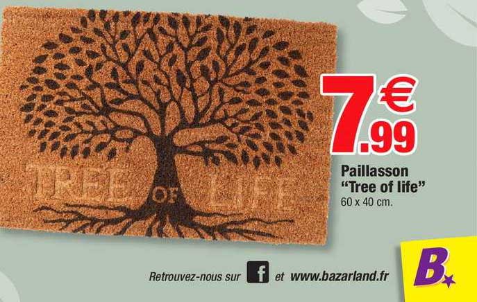 paillasson "tree of life"