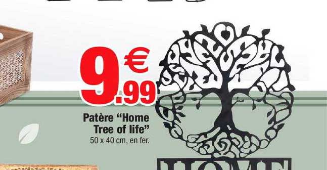patère "home tree of life"