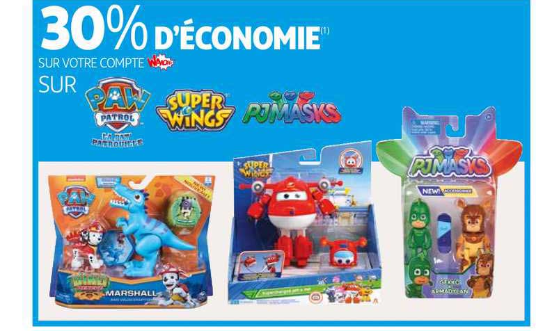 Paw Patrol, Super Wings, Pjmasks