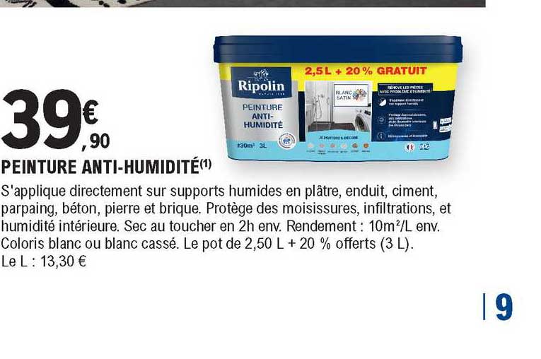 peinture anti-humidité