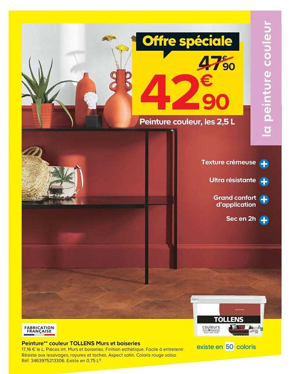 peinture couleur tollens murs et boiseries