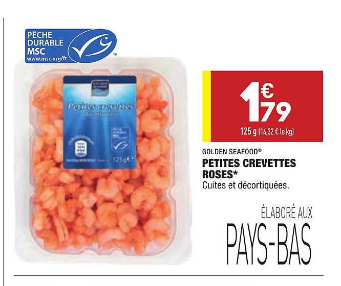 petites crevettes roses golden seafood