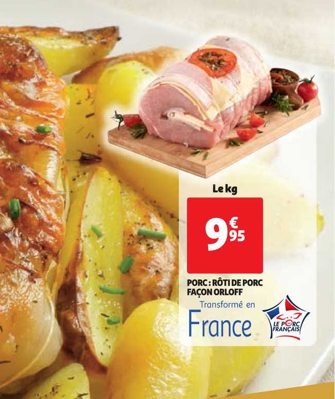 porc : rôti de porc façon orloff